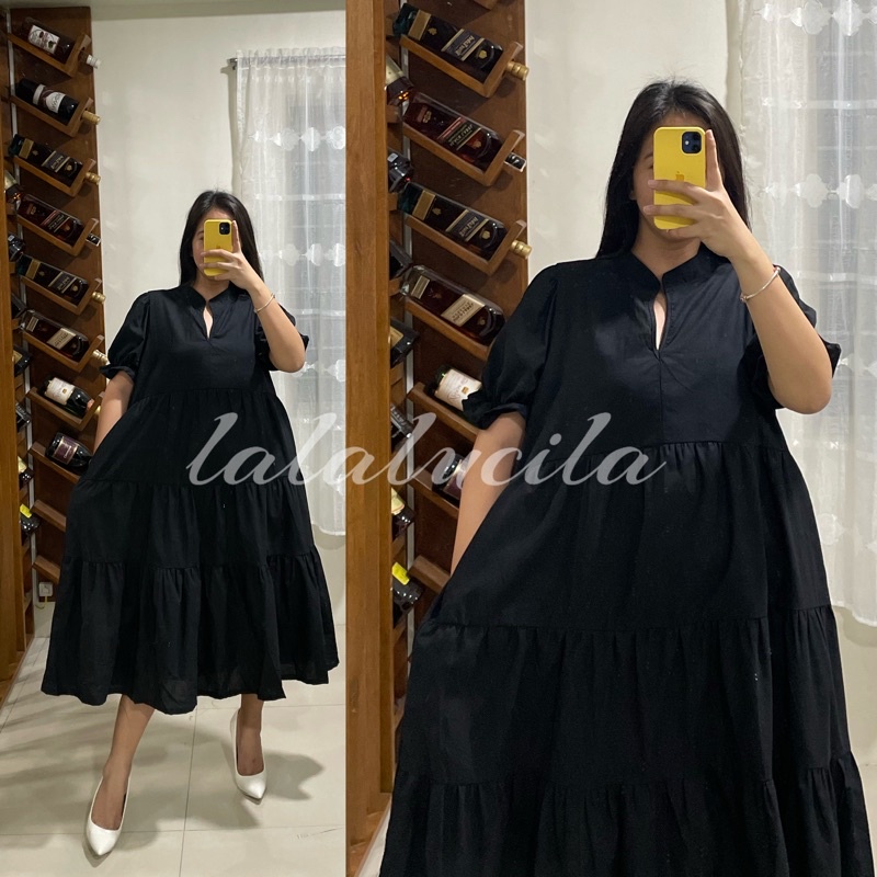 Georgina (XL-2XL) Linen Dress (PLUS SIZE) | Shopee Philippines