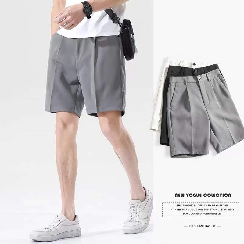 Lucky #928 Trouser Shorts for Men Korean Fashion Slacks 3 Colors ...