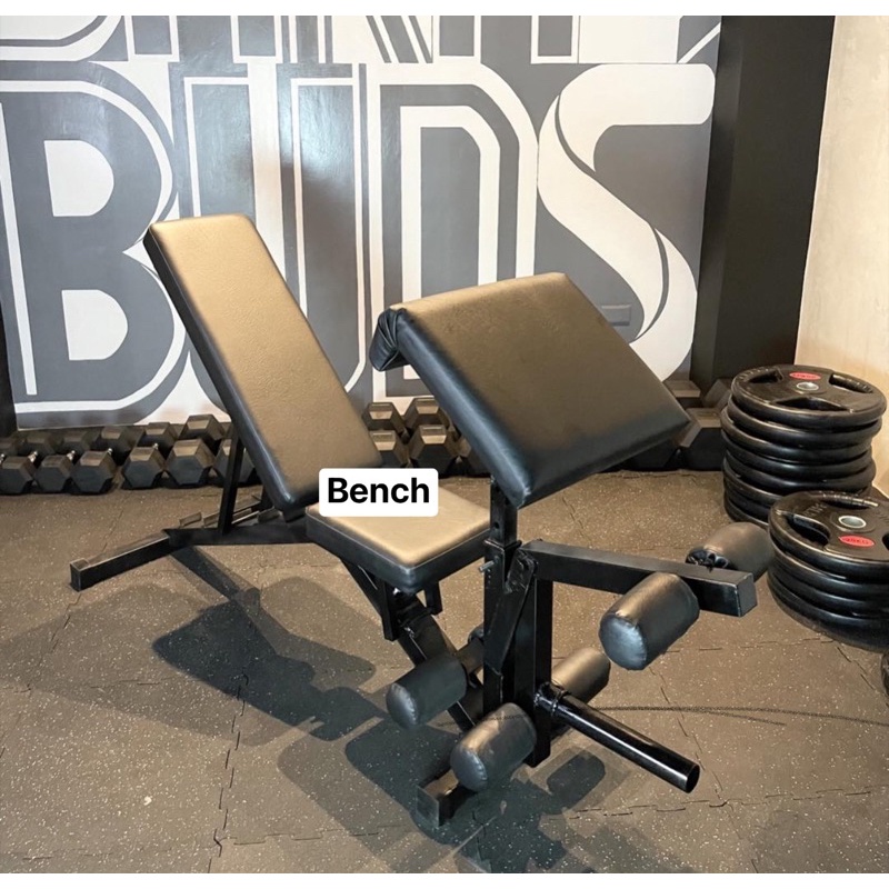 Weightlifting Adjustable Bench flat incline decline with preacher and ...