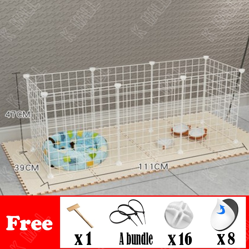 Foldable Pet Playpen Iron Fence Puppy Kennel House Puppy Space Dogs