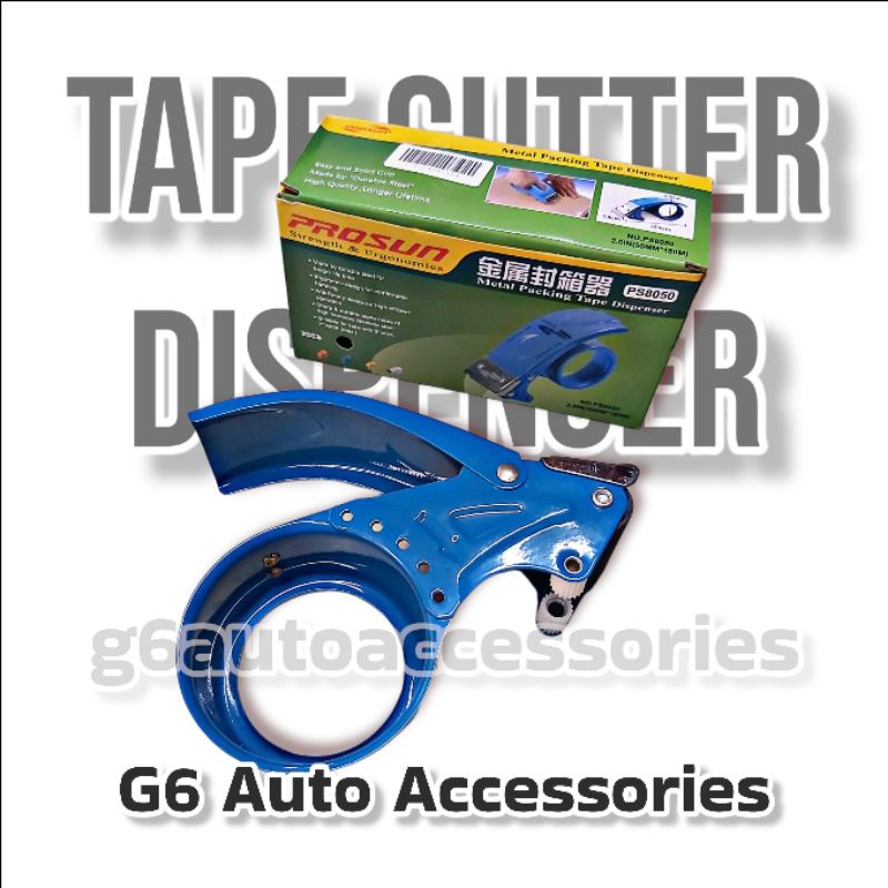 PROSUN Packaging Tape Dispenser Roller Tape Cutter Metal Gun Roll