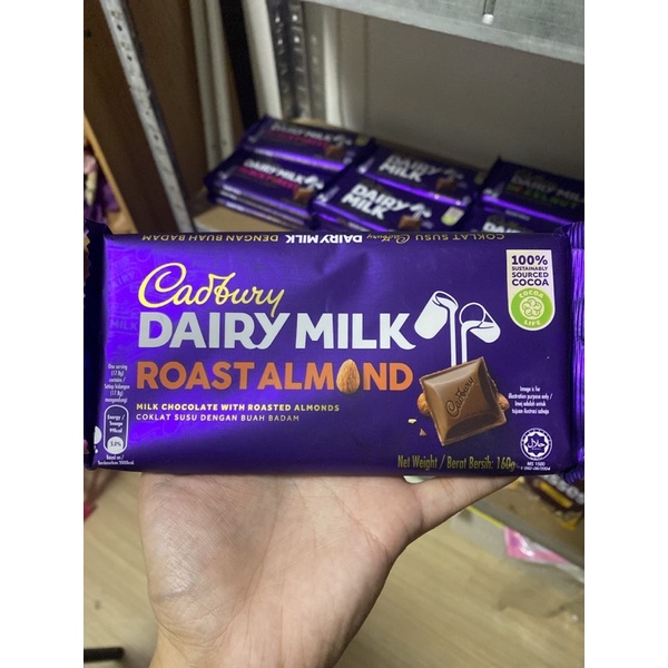 Cadbury dairy milk roast almond 160g Shopee Philippines