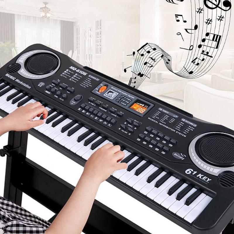 Professional 61 Keys Digital Music Musical Key Board Electronic ...