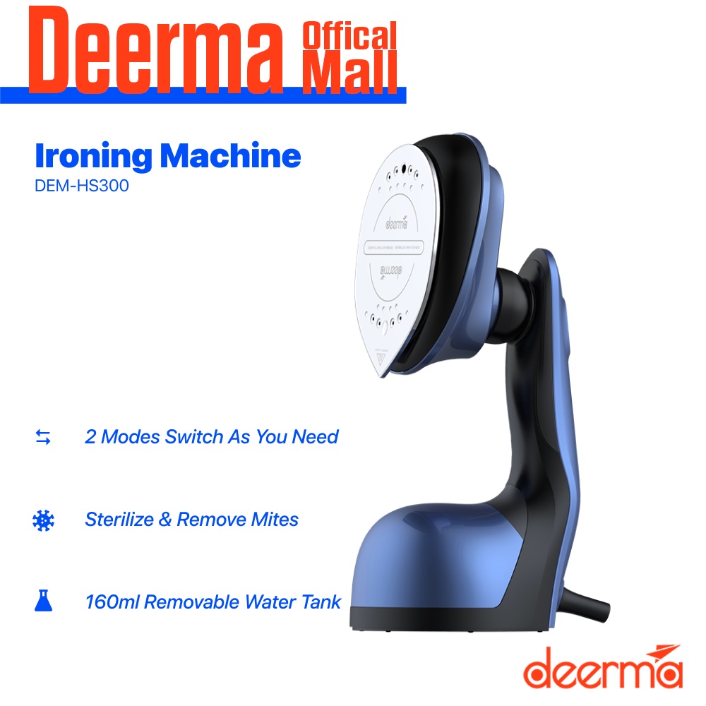 Deerma HS300 Multifunctional Steam Ironing Machine Electric Iron Portable Iron Travel Iron Machine Shopee Philippines