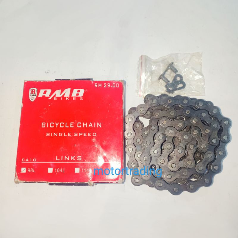 BASIKAL RANTAI 98L SINGLE SPEED BICYCLE CHAIN RANTAI BASIKAL | Shopee ...