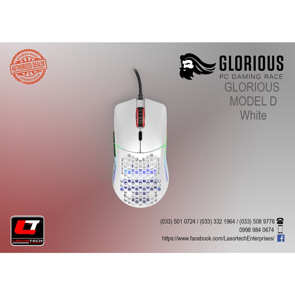 Glorious Model D Gaming Mouse Matte White RGB Shopee Philippines