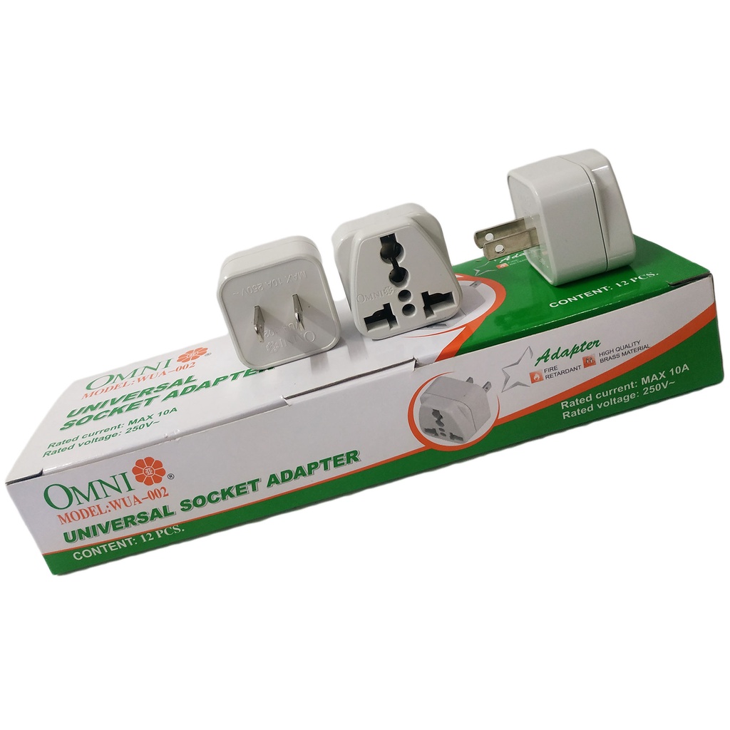 Original Omni Universal Socket Adaptor Model No Wua Price Per