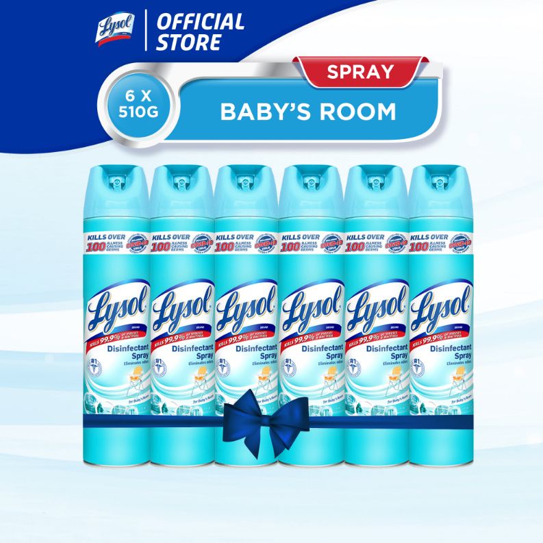 Lysol Disinfectant Spray Baby's Room 510g Set of 6 Shopee Philippines