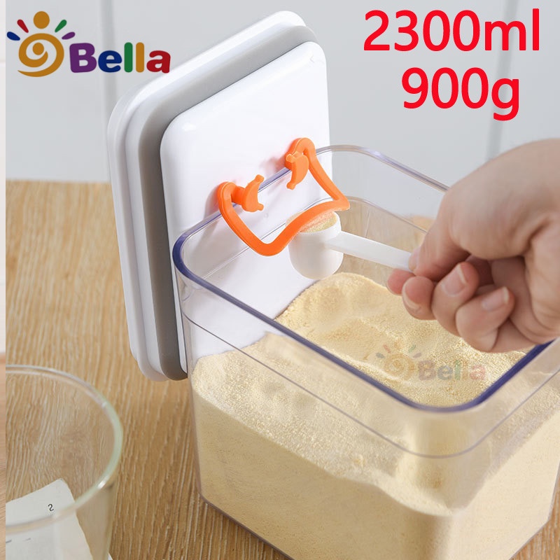 milk storage container Air Tight Milk Powder Container with Scraper