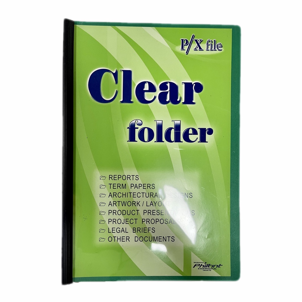 Clear Folder Long & Short l FOLDER PRESENTATION WITH SLIDE CLEAR COVER ...