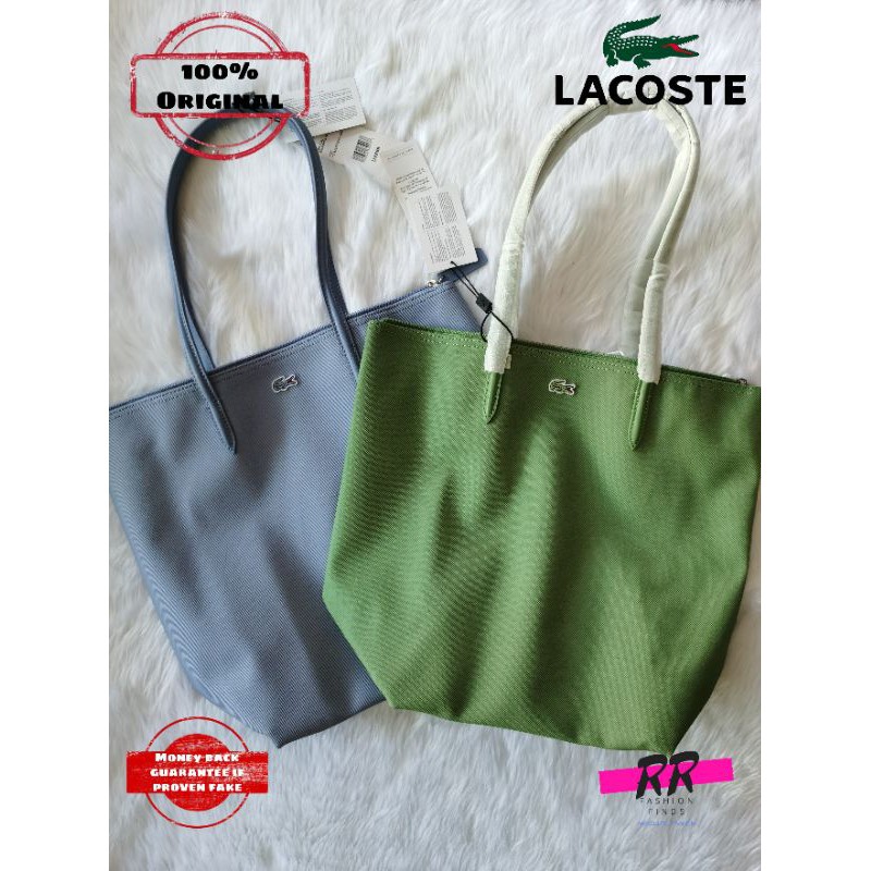 Lacoste fake deals vs original bag