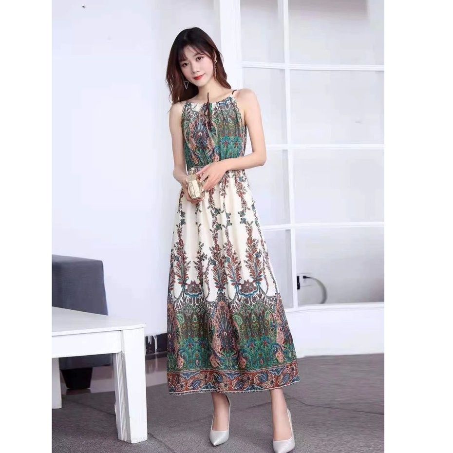 Bohemian dress outlet shopee