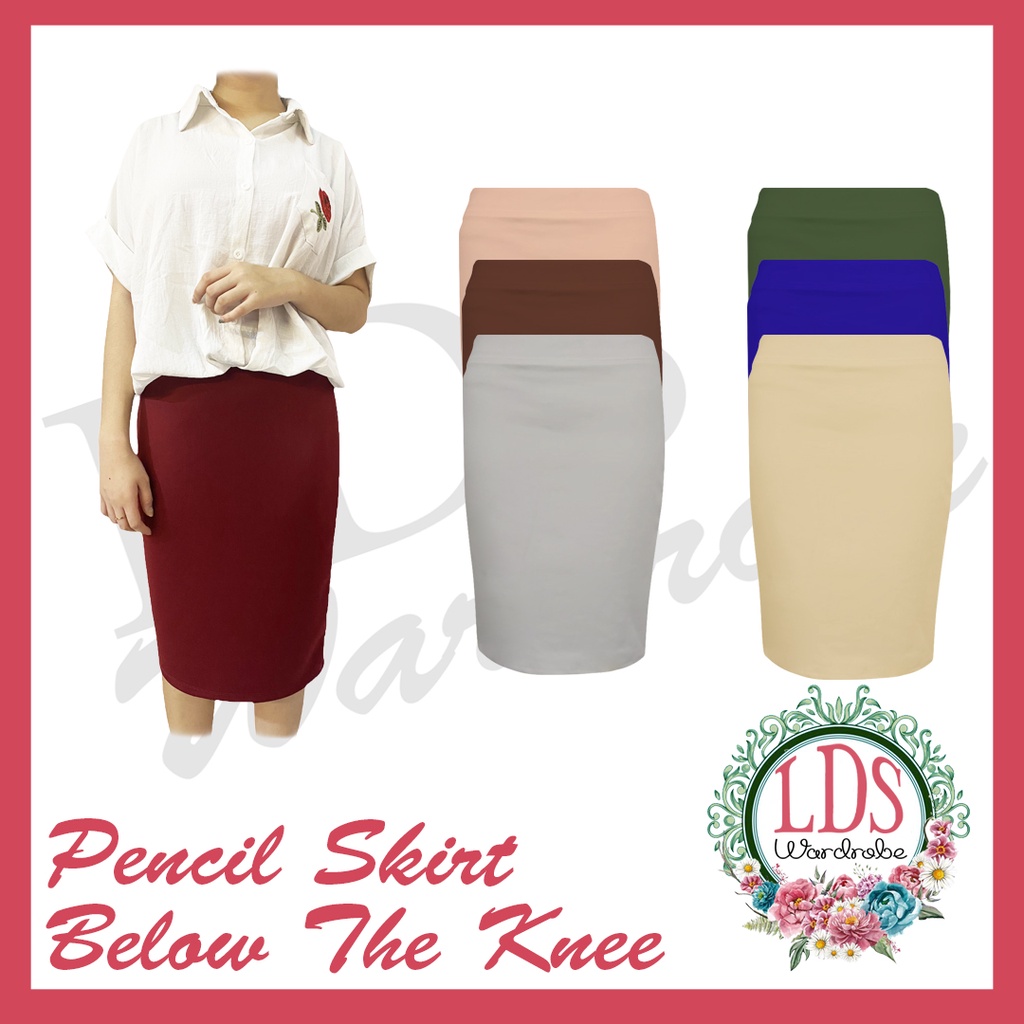 Dress skirts hotsell below the knee