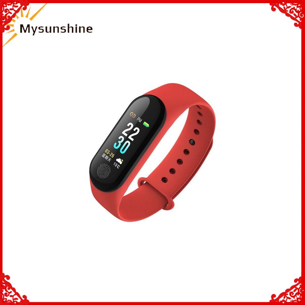 M3Plus 3D Dynamic Smart Band Watch IP67 Heart Rate Smart Bracelet Shopee Philippines
