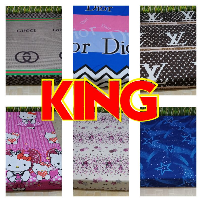 King Size 72X75 Bedsheet Garterized Canadian Cotton Shopee Philippines
