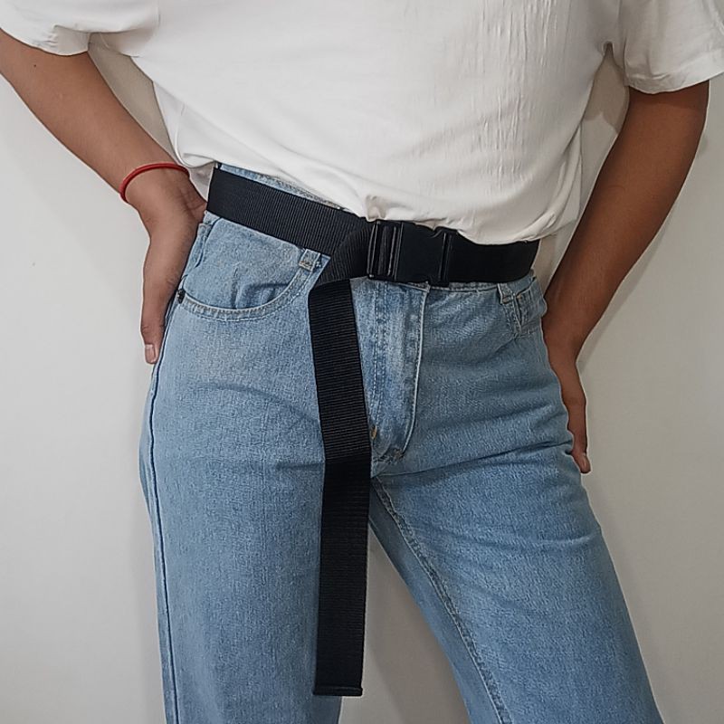 BELT 1 1 2 QUICK RELEASE BUCKLE LONG BELT LONG WAIST BELT FASHION BELT Shopee Philippines