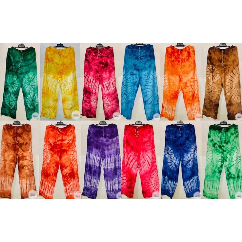Tie Dye Pants Tie Dye Pajama Shopee Philippines