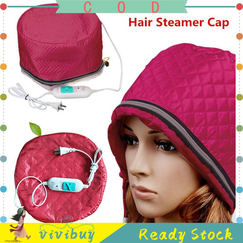 【ready stock】220V Electric Hair Thermal Treatment Cap SPA Nourishing Hair Care Cap Hair Steamer