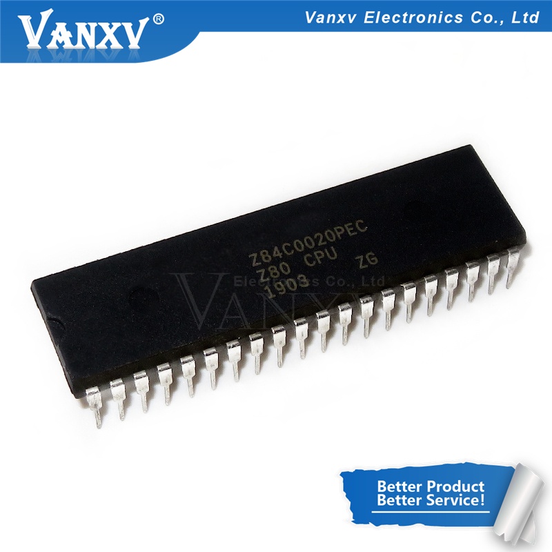 5 piece Z80 CPU Microprocessor IC DIP40 Z84C0020PEC Z80CPU Z80CPU In