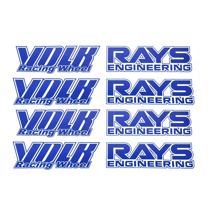 Car Sticker Volk Rays PVC High Quality For Wheel Car Tuning Volk Racing ...
