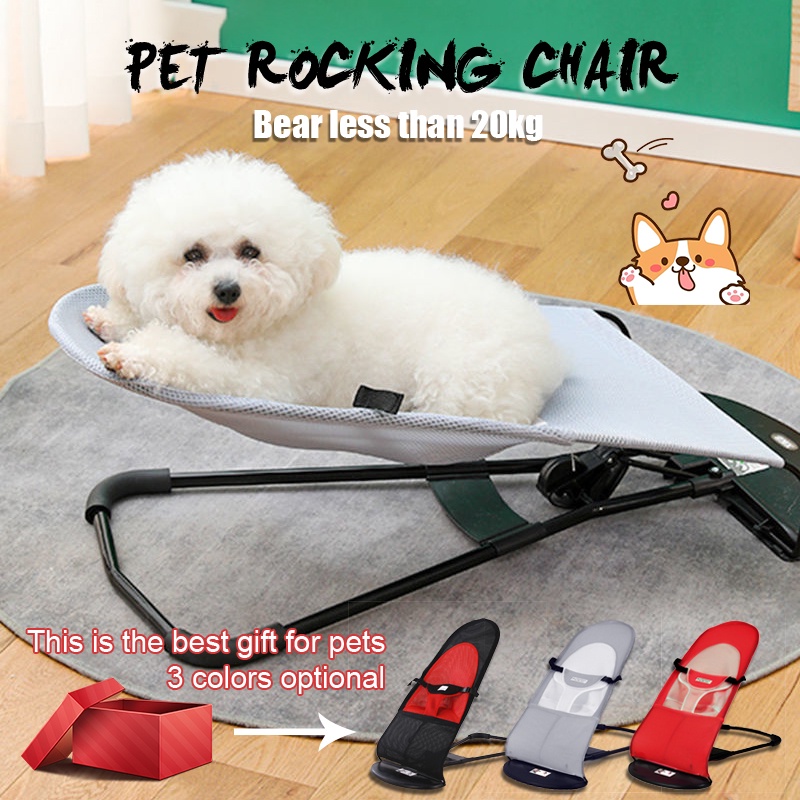 Tiktok Pet Dog Rocking Chair Vibrato of The Same Pet Rocking Bed Method ...