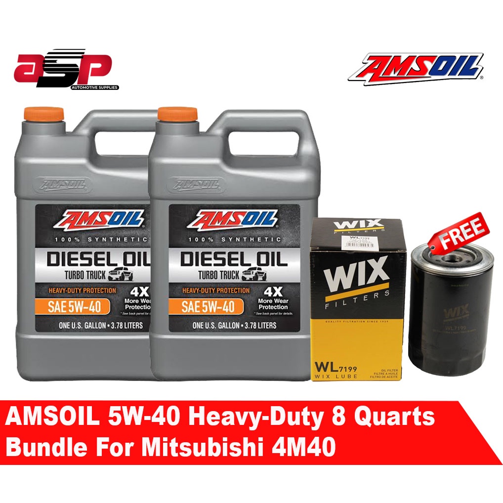 CODAMSOIL HeavyDuty Synthetic Diesel Engine Oil 5W40 8 Quarts Change