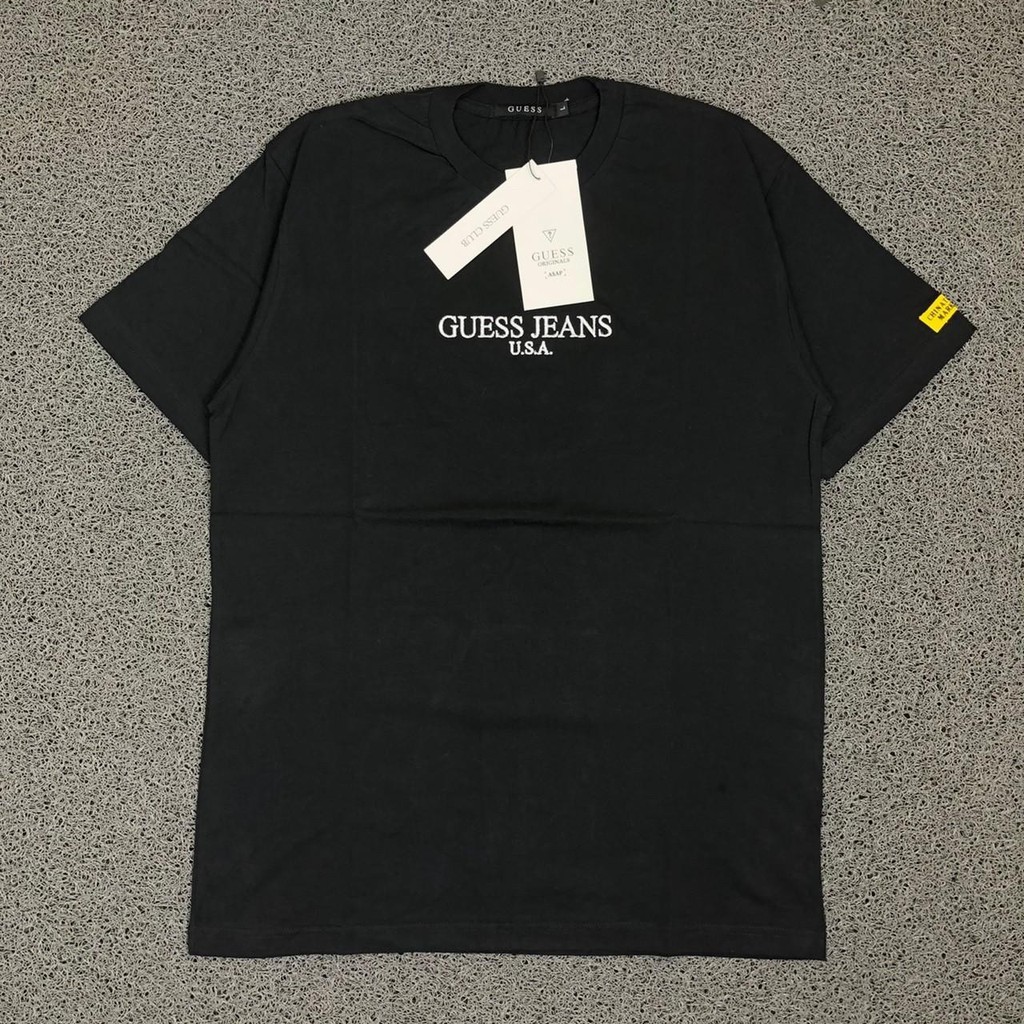 T Shirt TEE GUESS X CHINATOWN MARKET BLACK Shopee Philippines