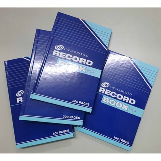 Record Book Mini Junior For Record Keeping (150, 200, 300, 500 Pages 