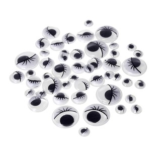 Stick on Eyes for Crafts, 290Pcs Assorted Size 5-12mm Self-Adhesive Googly  Eyes Wiggle Eyes Craft Eyes, Colorful Doll Eyes Making Accessories Sticky