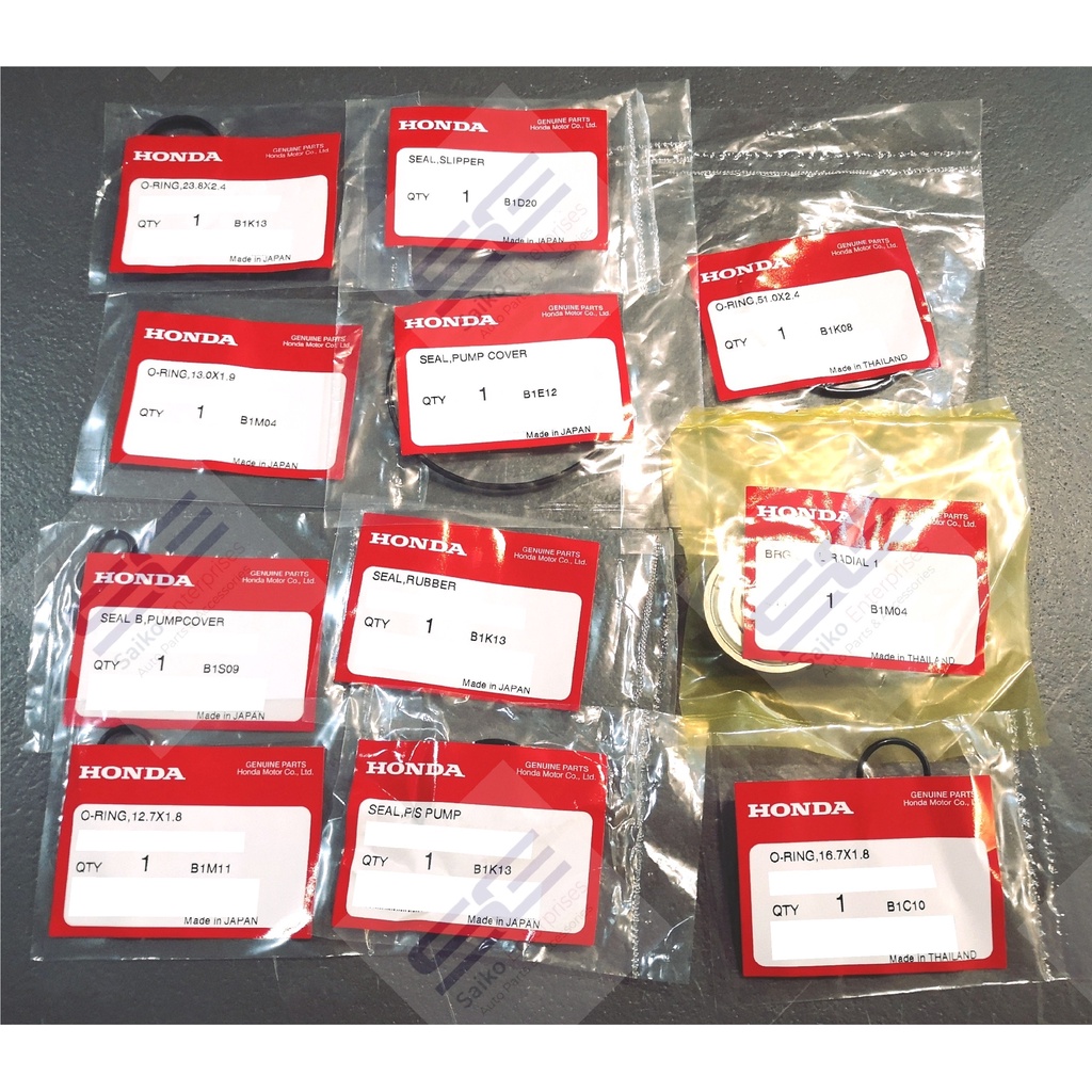 Honda Power Steering Pump Repair Kit CRV RD4 20022011 Shopee