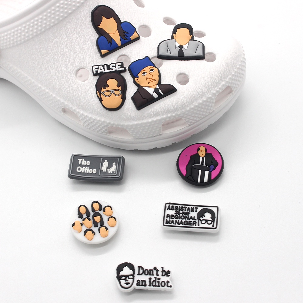 Shoe Charms office PVC Crocs Charms Aceessories Jibbitz crocs Clogs