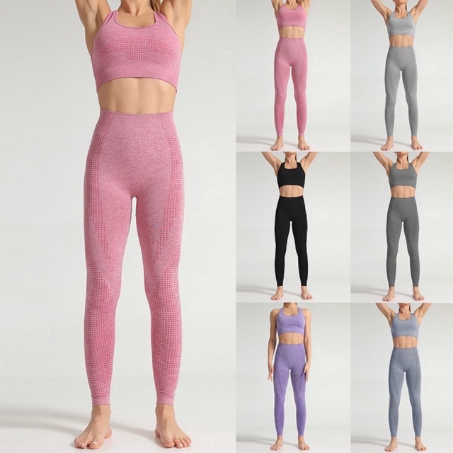 Seamless Yoga Set Squat-proof Gymshark-inspired