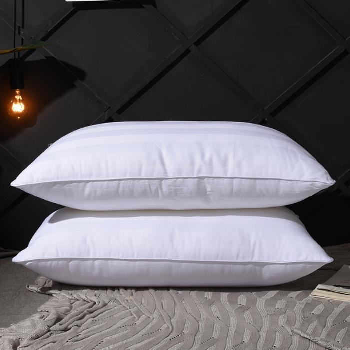 18X28 inch white hotel 500g pillow, highquality cotton, promote sleep