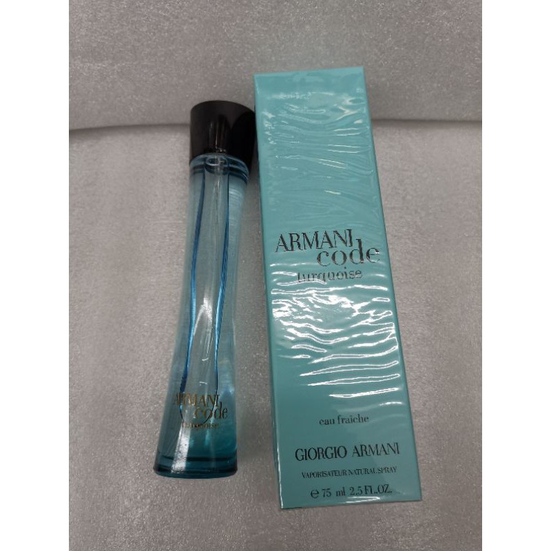 Armani code turquoise cheap eau fraiche 75 ml