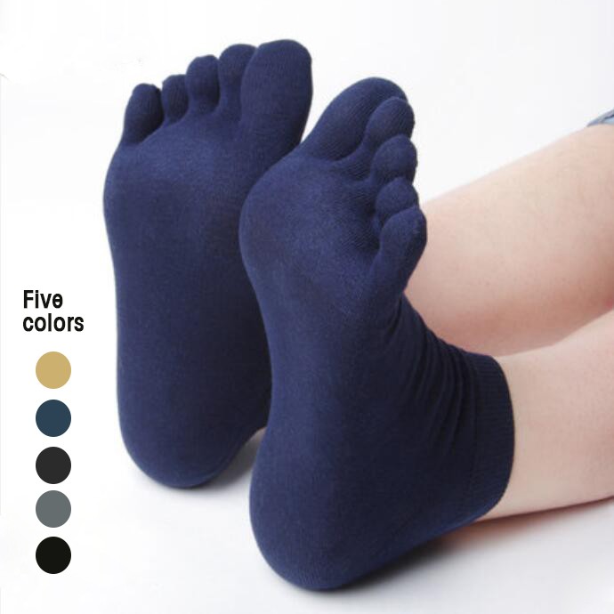 ⚫MEN TOE SOCKS COTTON FIVE FINGER SOCKS ATHLETIC RUN SOCKS