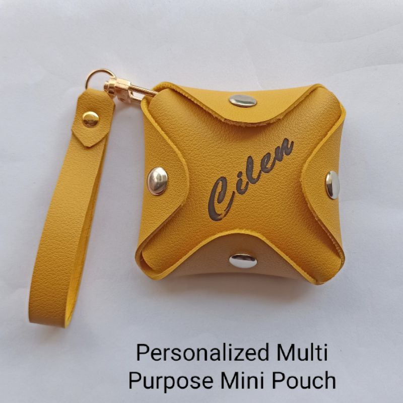 Personalized Multi Purpose Mini Pouch (Wallets, Coin Purse, Headsets ...