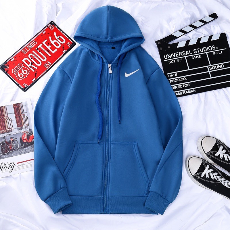 plain hoodie jacket cotton unisex w zipper Nike Shopee Philippines