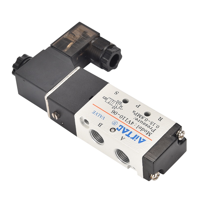 5 way pneumatic solenoid valve 4V110-06 / AC220V 1/8