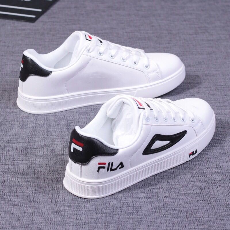 flat☽♤Fila cut shoes white For | Shopee Philippines