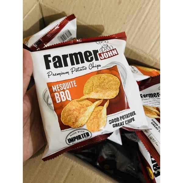 Farmer john premium potato chips 22g Shopee Philippines