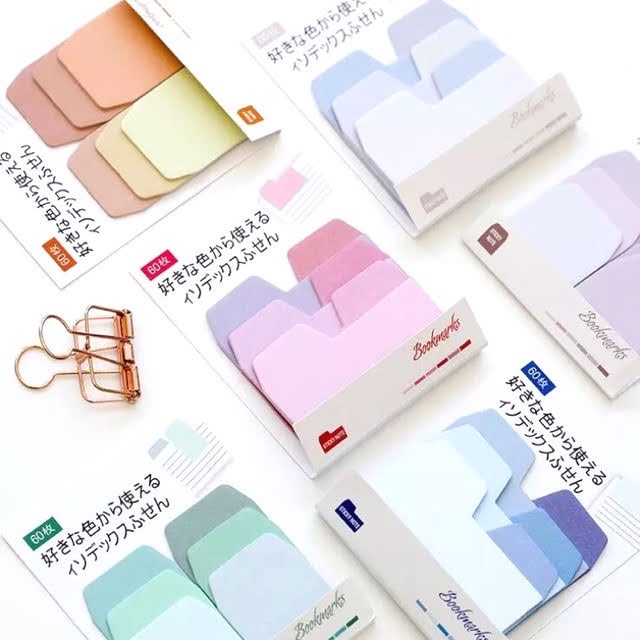 Gradient Color Index Sticky Notes | Shopee Philippines