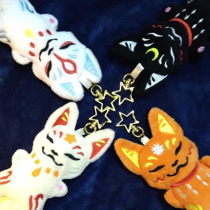 Kitsune Fox Keychain Plush Shopee Philippines