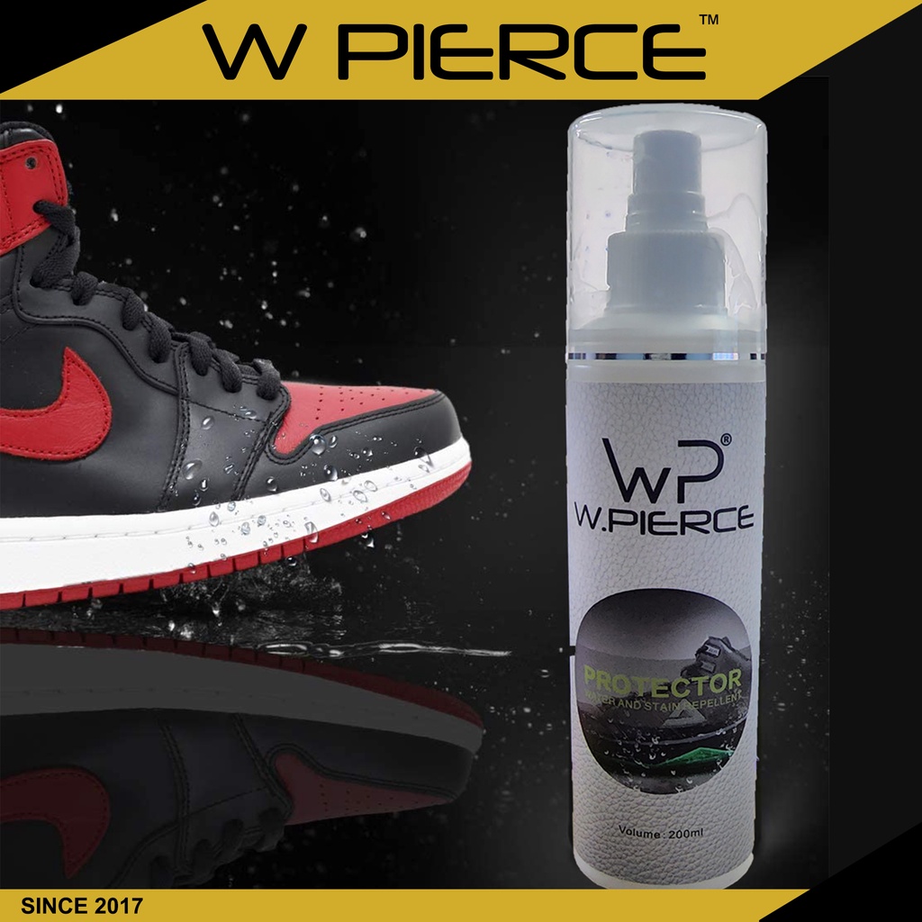 Wpierce Water Shoe Repellent Based Durable And Breathable Barrier Spray Leather Suede 200ml