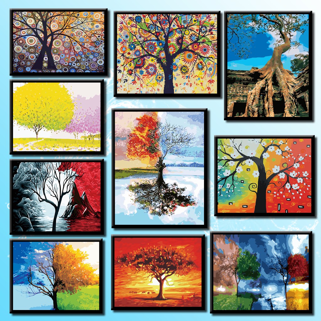40*50 Cm Diy Digital Oil Painting Paint By Numbers On Canvas Miraculous ...