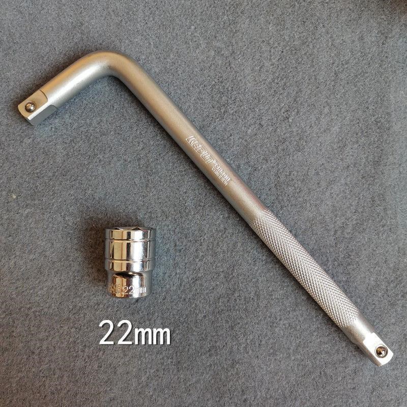 Socket pry bar laborsaving disassembly car tire change kit Ltype tire