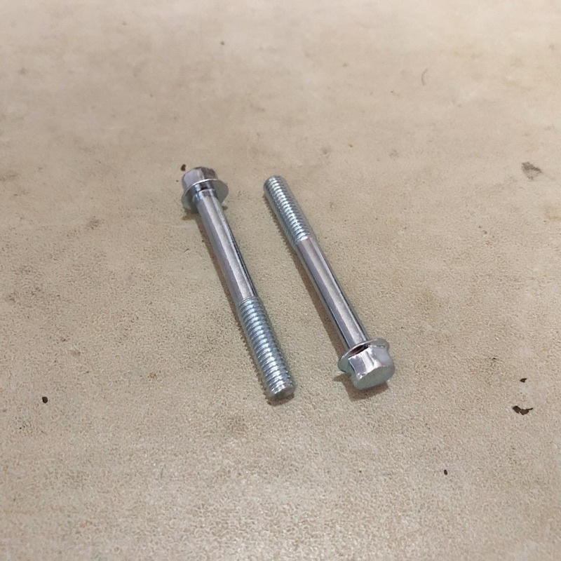 MESIN Flangebolt 6x60 Engine Block Bolts [50Pcs Pack] Shopee Philippines