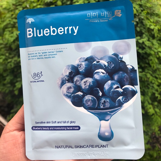 Blueberry deals face mask