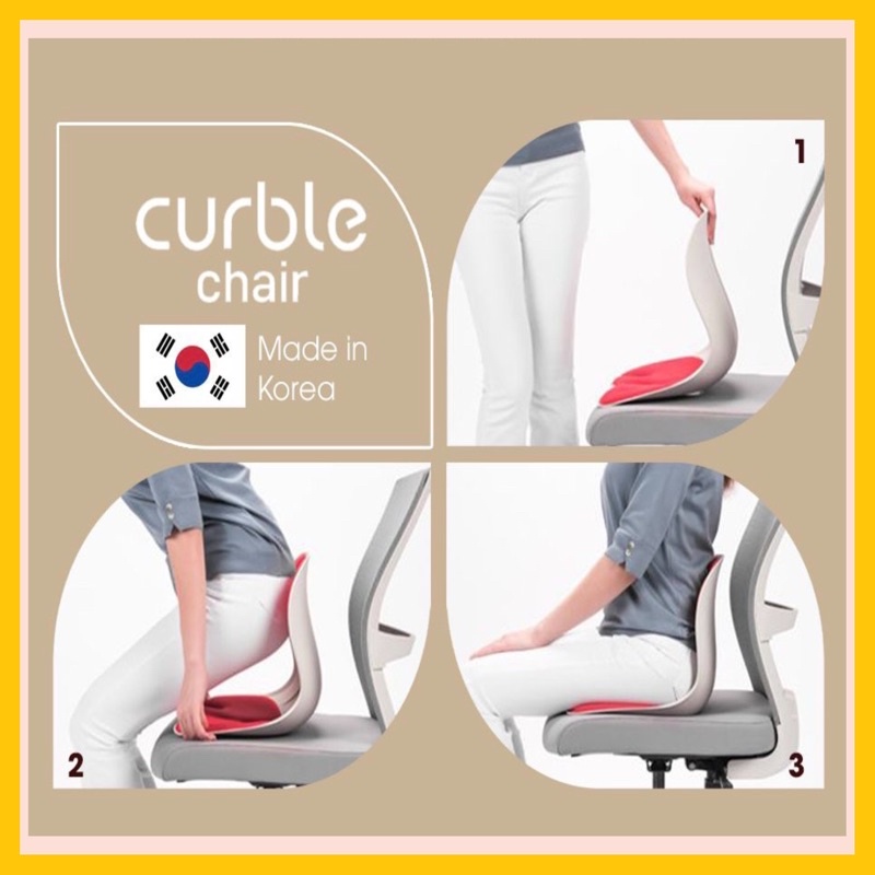 Curble Chair Wider -Perfect Posture Corrector Chair Helps Reducing Lower  and Upper Back Pain. Ideal for Work or Study from Home, on Office or  Regular