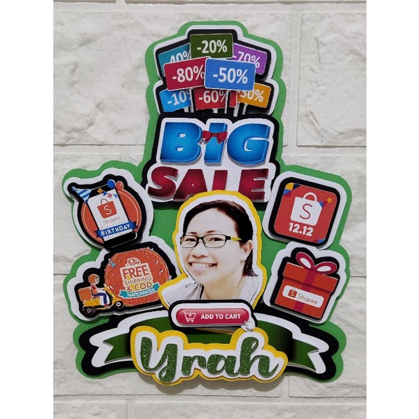3D Cake Topper minecrft | Shopee Philippines