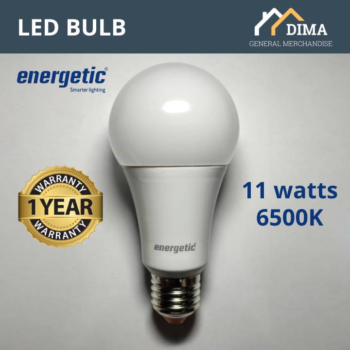 illoyalitet Hurtig dokumentarfilm Energetic LED Light Bulb 11 watts (Daylight) | Shopee Philippines